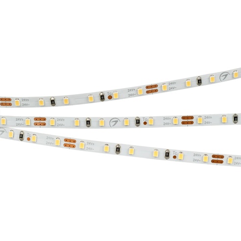 Лента светодиодная MICROLED-5000L 24V White5500 4mm (2216, 120 LED/m, LUX) (Arlight, 5.4 Вт/м, IP20)