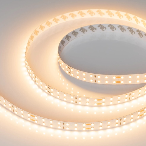 Лента светодиодная RT-A196-15mm 24V Warm2700 CRI98 (20 W/m, IP20, 2835, 5m) (Arlight, Открытый)
