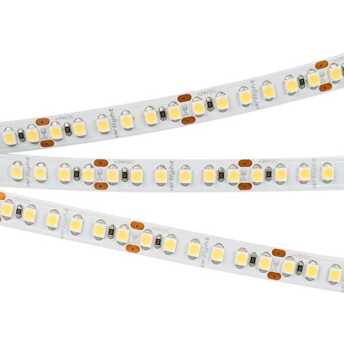 Лента светодиодная RT-A180-8mm 24V Day4000 (14.4 W/m, IP20, 3528, 5m) (Arlight, Открытый)