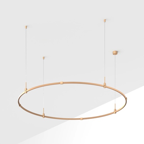 Трек ART-APRIORI-ROUND-HANG-R1800 (GD) (Arlight, IP20 Металл, 3 года)