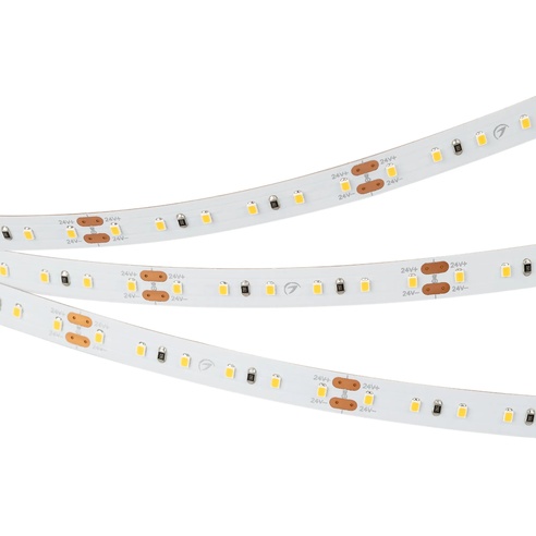 Лента светодиодная MICROLED-5000HP 24V Warm2700 8mm (2216, 120 LED/m, LUX) (Arlight, 14 Вт/м, IP20)