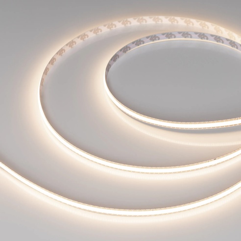 Лента COB-X544-8mm 24V Warm3500 (11 W/m, IP20, 5m, FreeСut) (Arlight, Свободная резка)