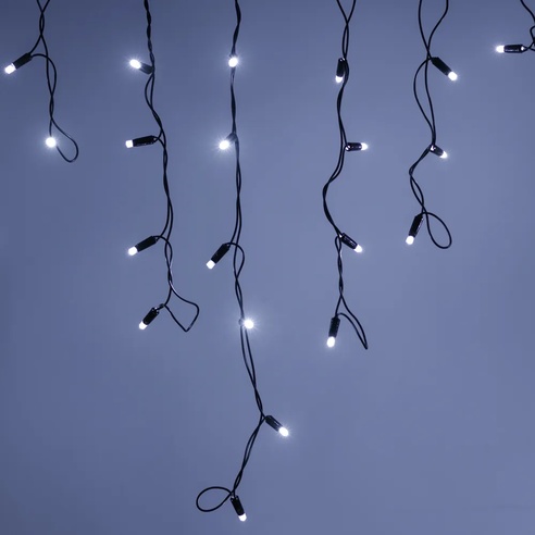 Светодиодная гирлянда ARD-EDGE-PRO-4000x600-BLACK-128LED-MILK-STD White (230V, 8W) (Ardecoled, IP65)