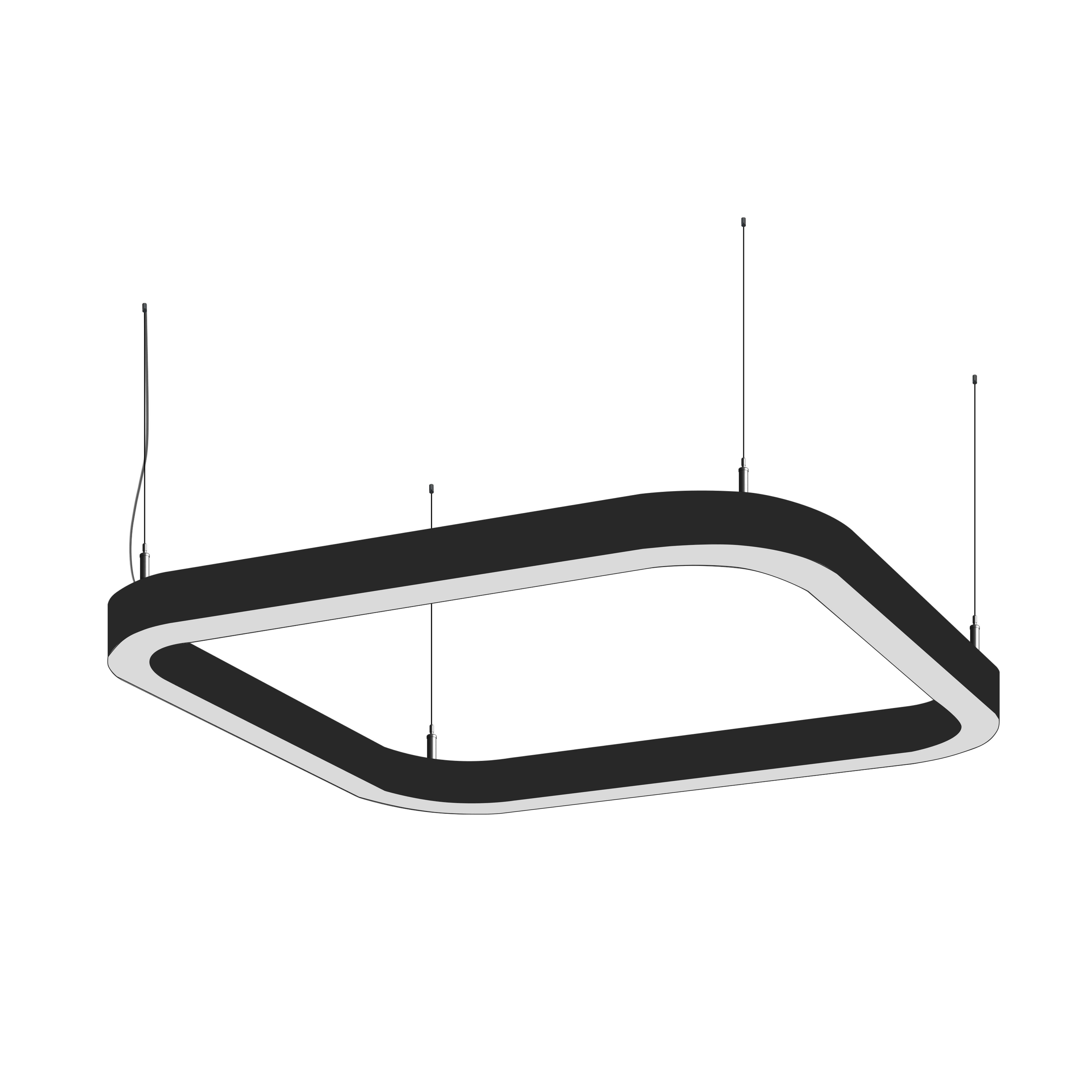 Cветодиодный фигурный светильник MS-ELLIPSE Суперэллипс 400mm 24W  3000/4000/6000К - изображение товара