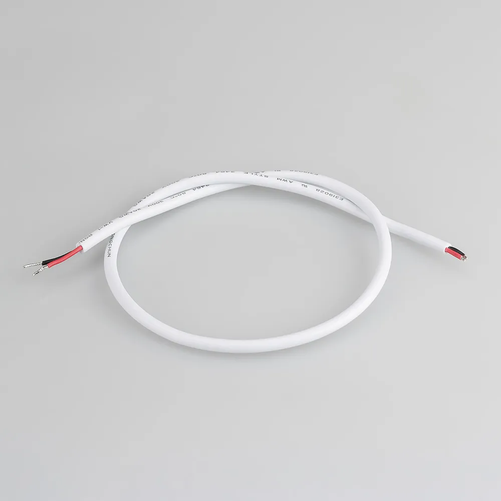 Провод питания ARL-MOONLIGHT-20AWG-2W-D4.5-CU-500 White (Arlight, Закрытый) - изображение товара
