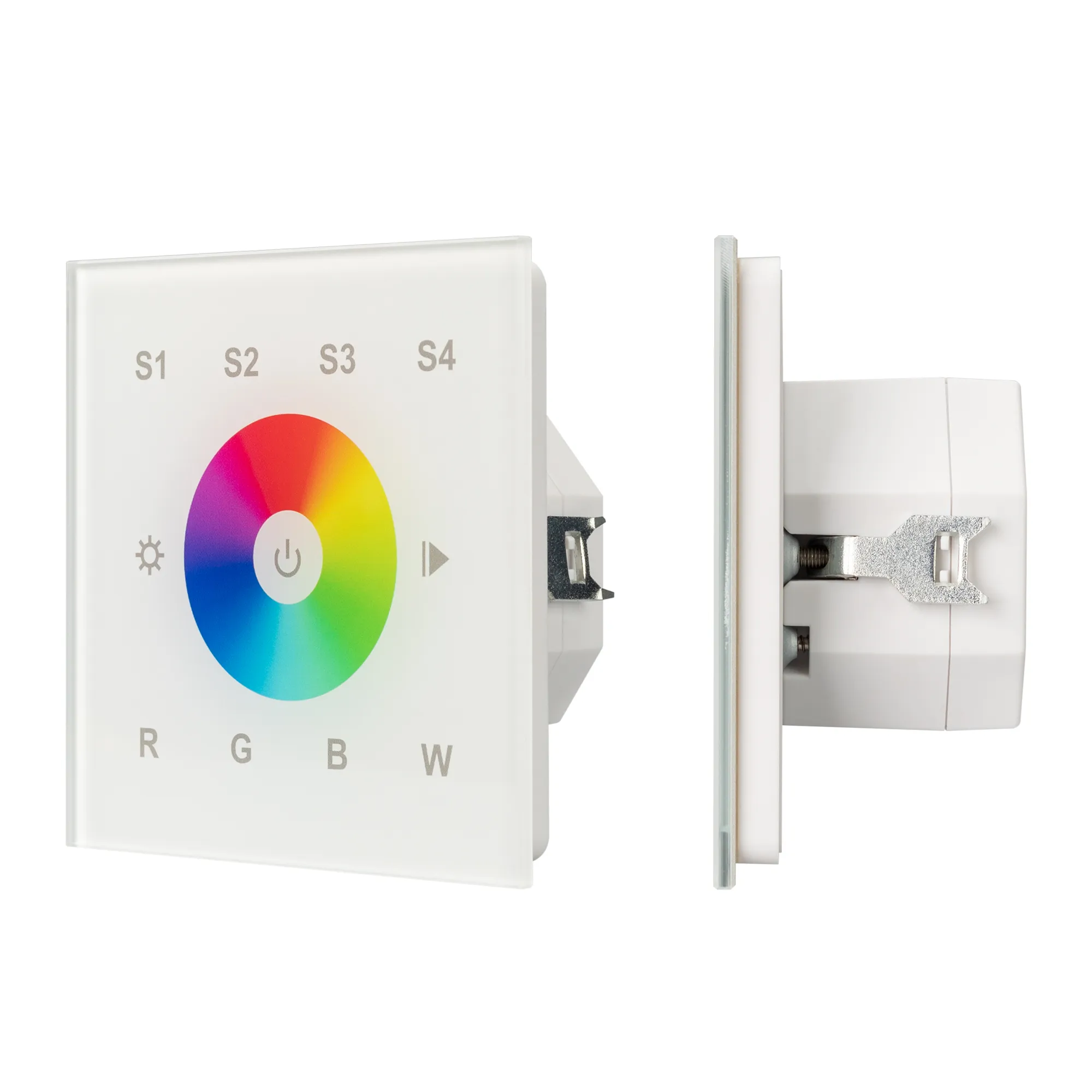 INTELLIGENT ARLIGHT Сенсорная панель DALI-901-11-1G-4SC-RGBW-DT8-IN White (BUS/230V) (IARL, IP20 Пластик, 3 года) - изображение товара