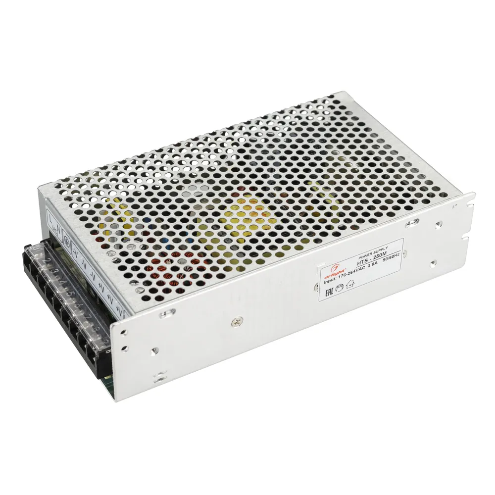 Блок питания HTS-250M-24 (24V, 10.5A, 250W) (Arlight, IP20 Сетка, 3 года) - изображение товара