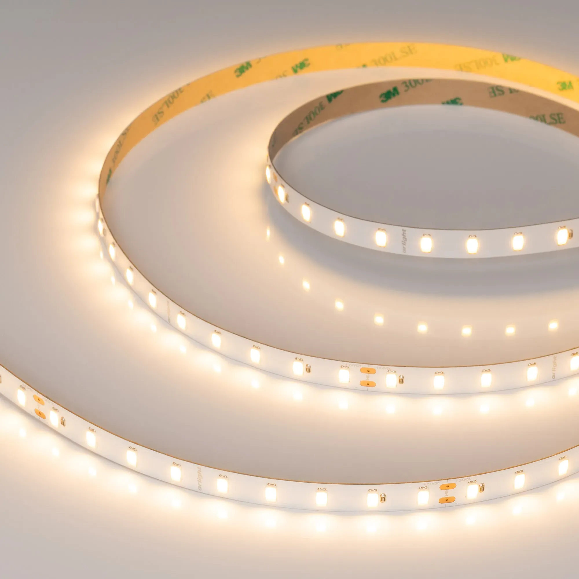 Лента светодиодная ULTRA-C72-10mm 24V Warm2700 (7.2 W/m, IP20, 5630, 5m) (Arlight, высок.эфф.200 лм/Вт) - изображение товара