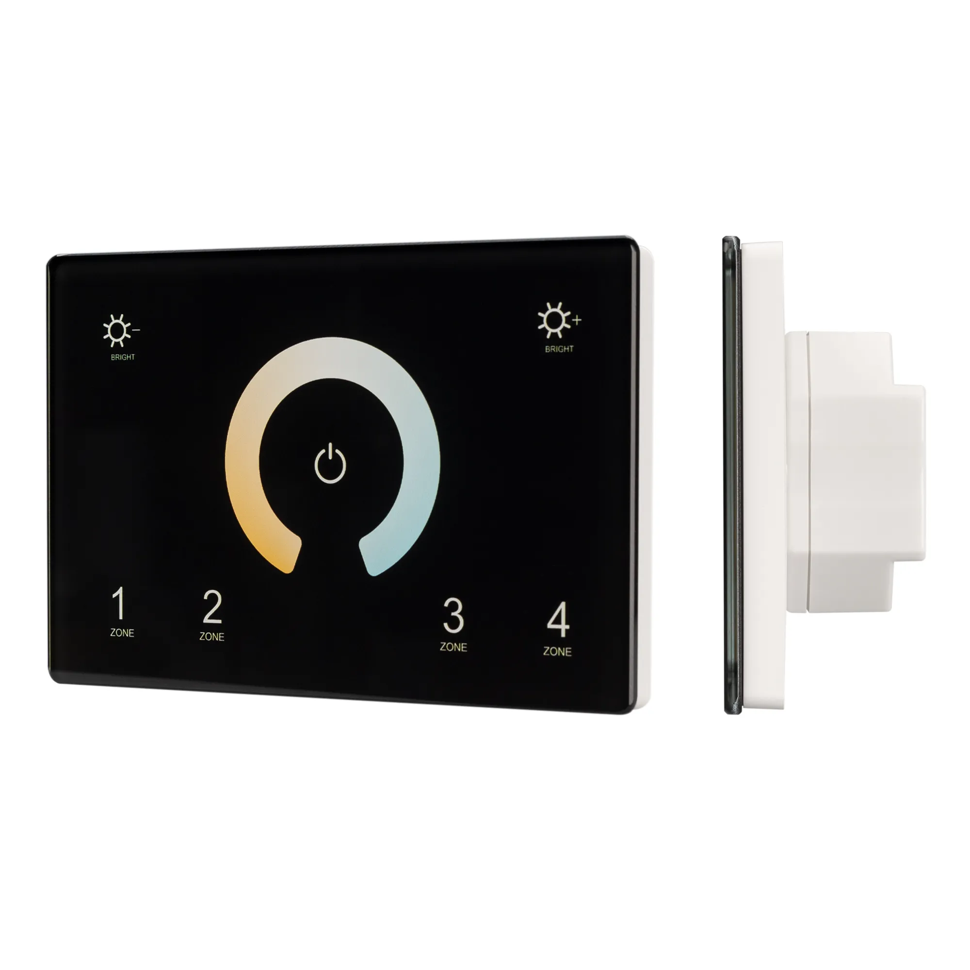Панель Sens SMART-P81-MIX Black (230V, 4 зоны, 2.4G) (Arlight, IP20 Пластик, 5 лет) - изображение товара