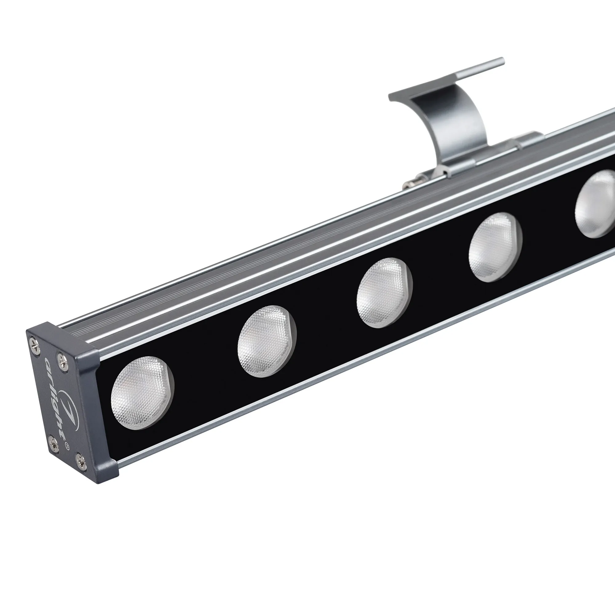 Линейный прожектор AR-LINE-760-18W Warm3000 (GR, 30 deg, 230V) (Arlight, IP65 Металл, 3 года) - изображение товара