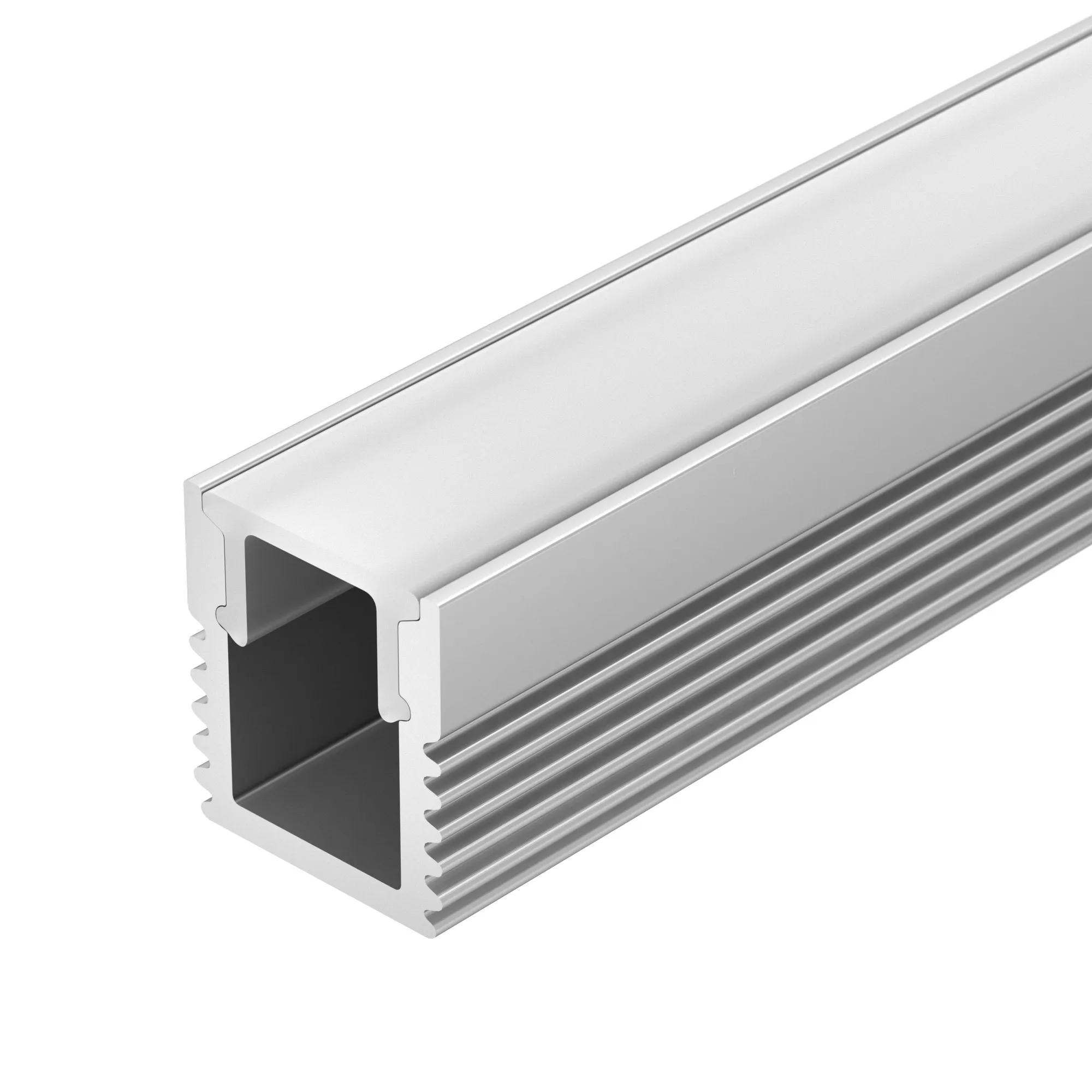 Профиль с экраном SL-MINI-8-2000 ANOD+OPAL (Arlight, Алюминий) - изображение товара