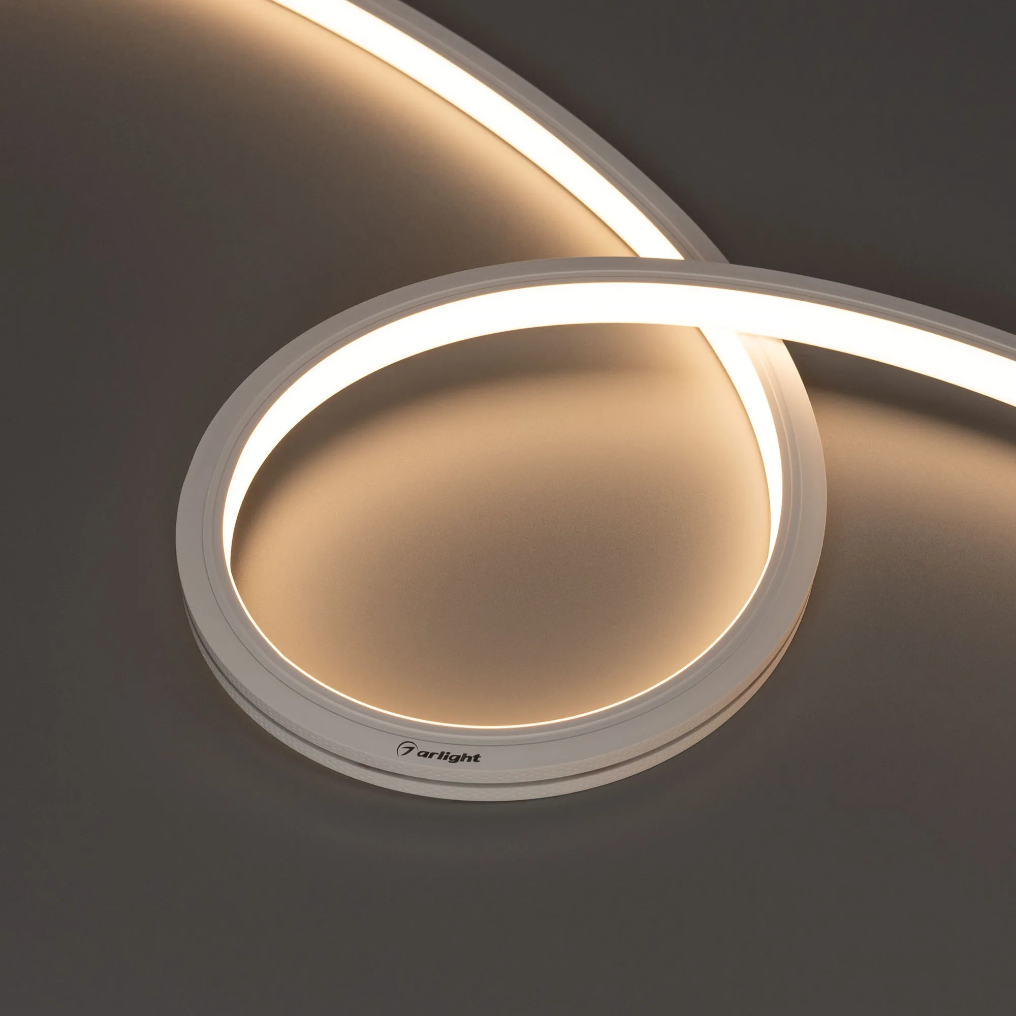 Лента светодиодная герметичная MOONLIGHT-TOP-A140-13x12mm 24V Warm3000 (9.6 W/m, IP67, 2835, 5m) (Arlight, Вывод боковой, 3 года) - изображение товара