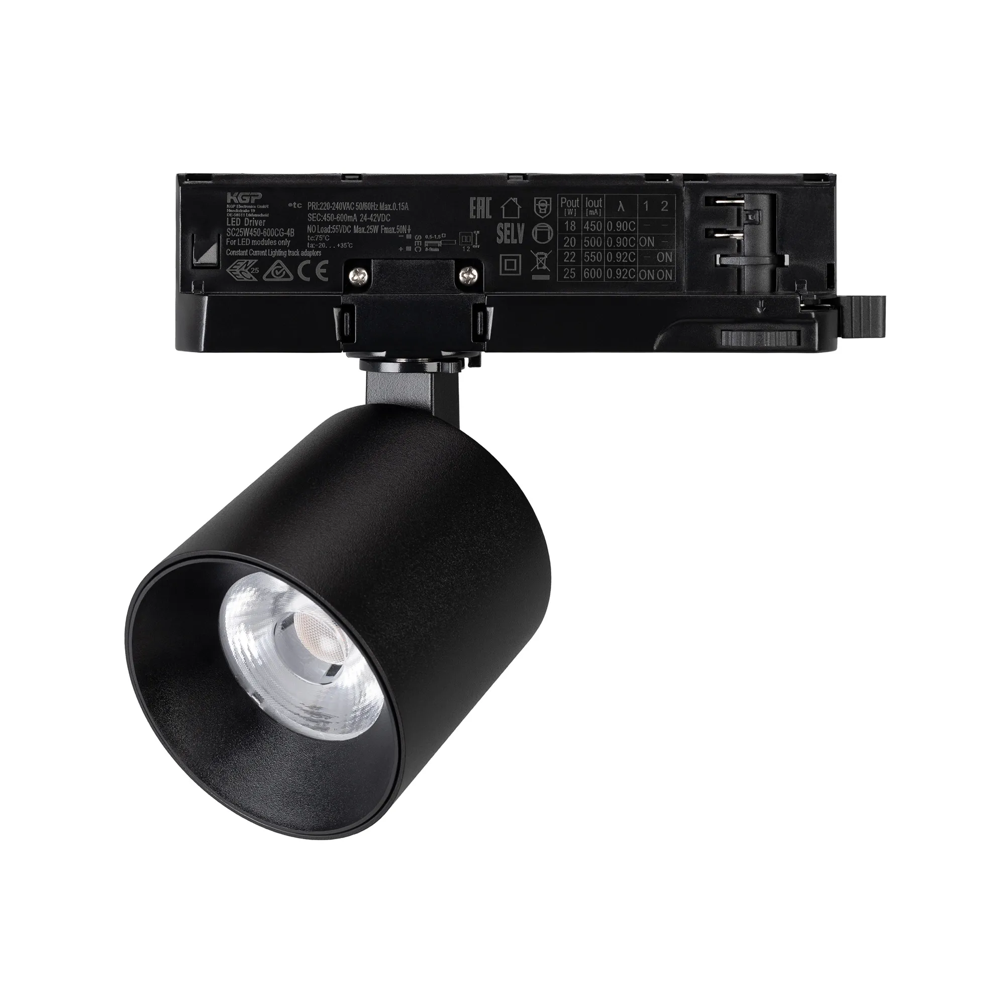 Светильник LGD-DYKE-4TR-R75-16W Warm3000 (BK, 20 deg, 230V) (Arlight, IP20 Металл, 5 лет)