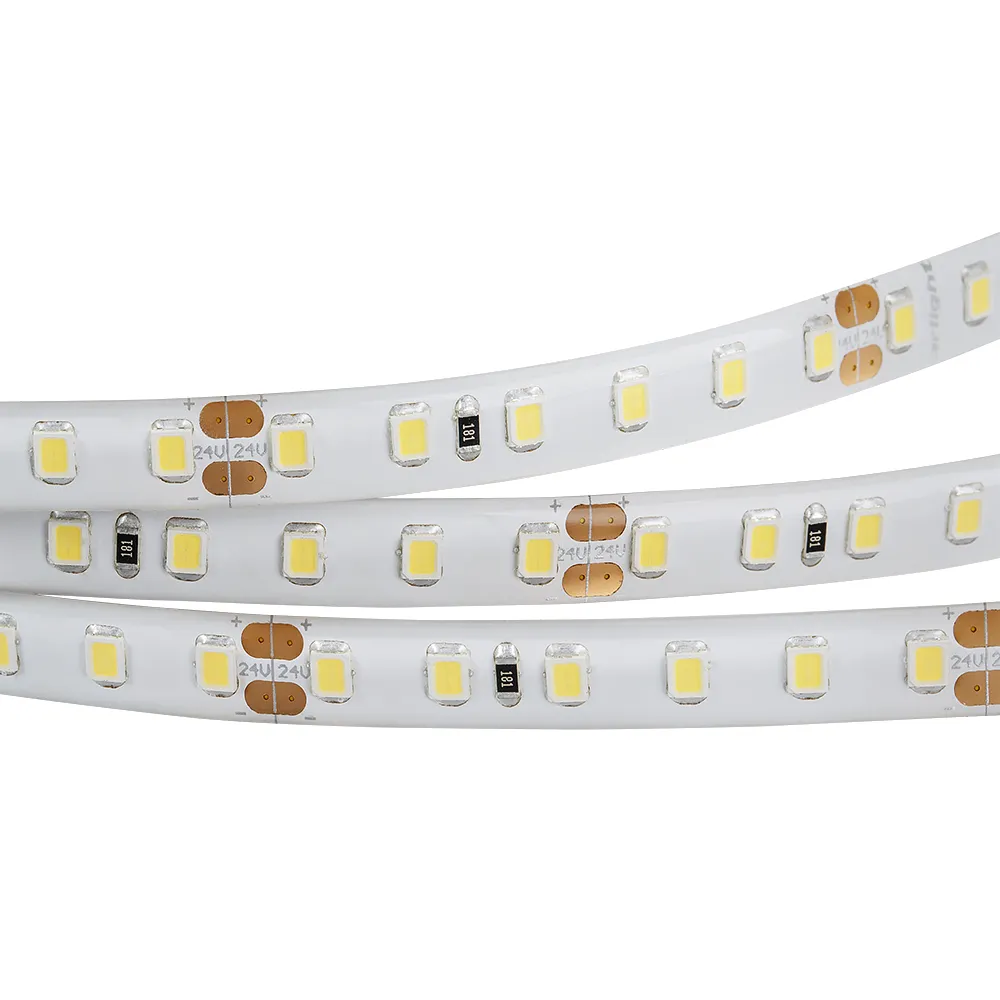 Лента светодиодная RTW 2-5000SE 24V 2X Warm3000 (2835, 600 LED, PRO) (Arlight, 14.4 Вт/м, IP65)