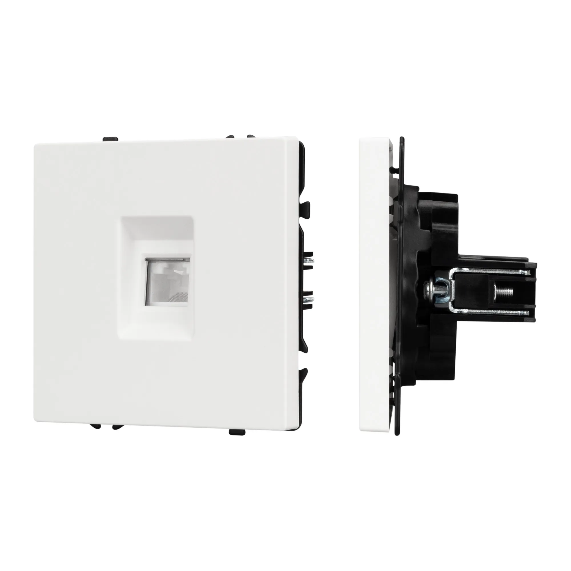 Механизм компьютерной розетки SCT-NOBE-MPC1-SFPL-WH (RJ-45, CAT6) (Arlight, -)