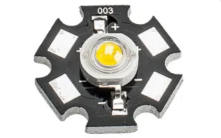 Мощный светодиод ES-STAR-3W Blue (ANR, STAR type)
