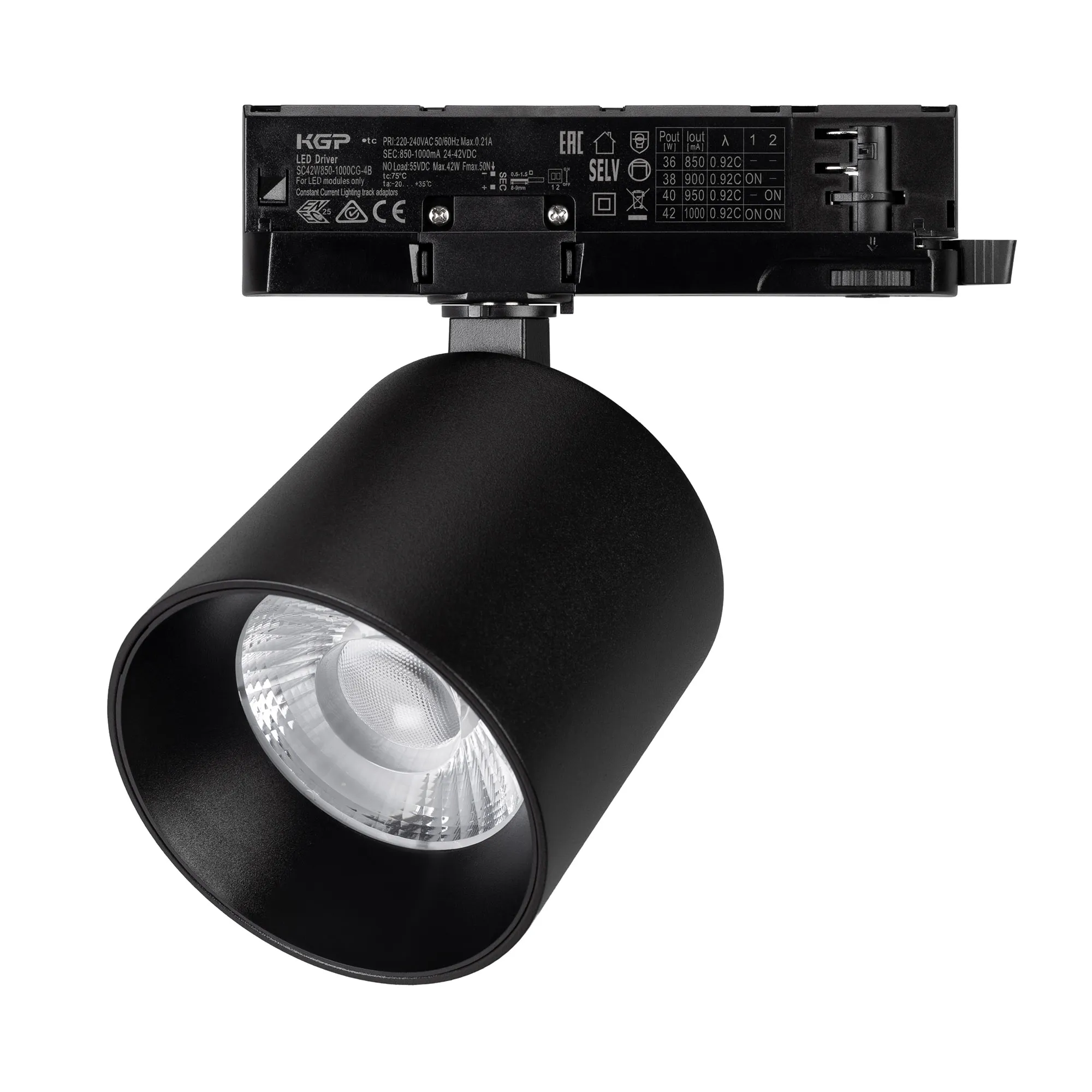 Светильник LGD-DYKE-4TR-R100-36W Day4000 (BK, 38 deg, 230V) (Arlight, IP20 Металл, 5 лет)
