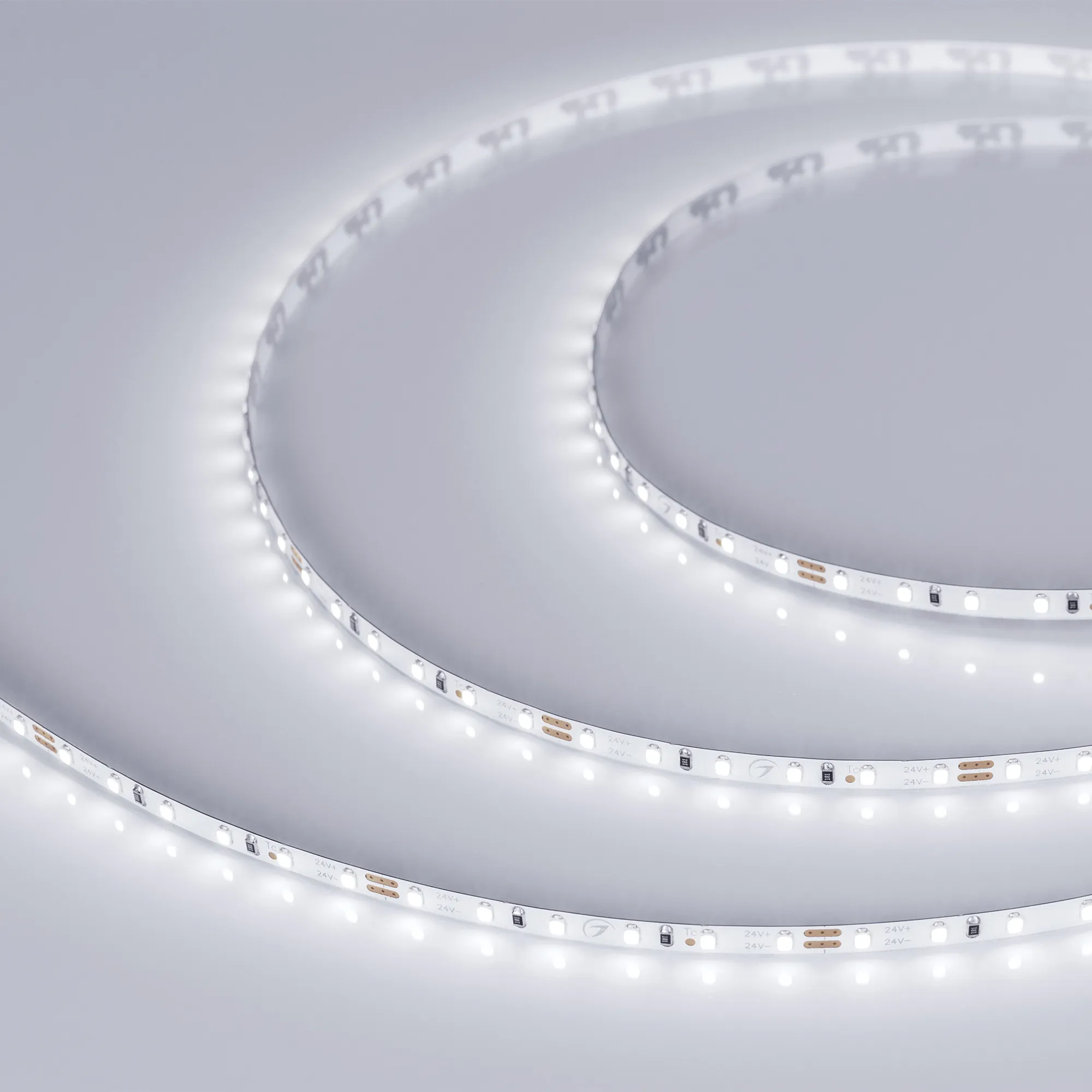 Лента светодиодная MICROLED-M120-4mm 24V White6000 (5.4 W/m, IP20, 2216, 5m) (Arlight, 5.4 Вт/м, IP20) - изображение товара