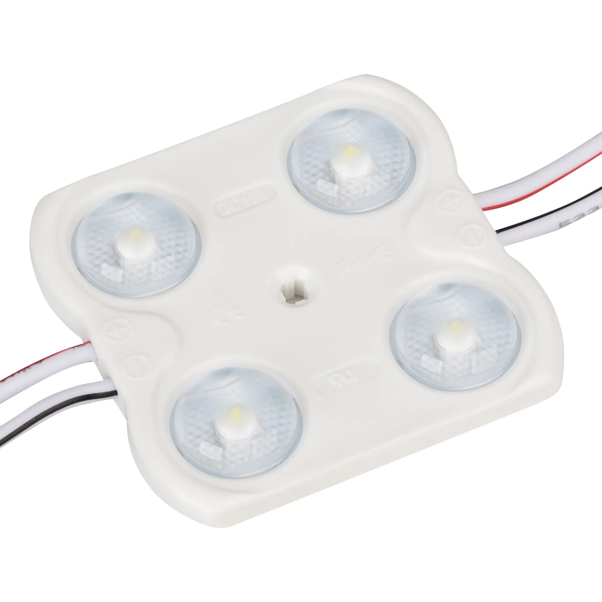 Модуль герметичный CRAFT-2835-4-12V Warm 170deg (45x43mm, 1.6W, IP67) (Arlight, Закрытый)