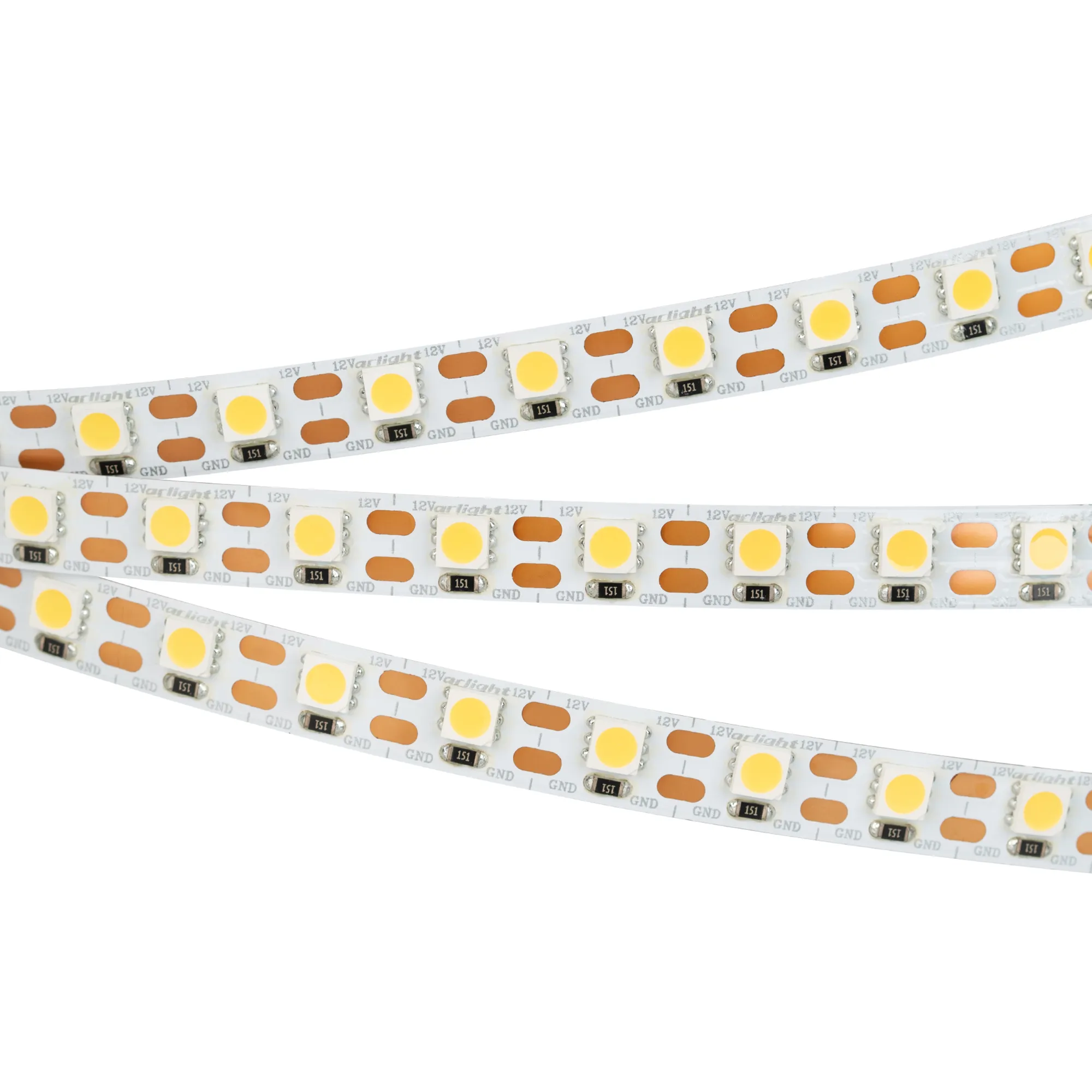 Лента светодиодная RT 2-5000 12V Cx1 Cool 8K 2x (5060, 360 LED, LUX) (Arlight, 15.6 Вт/м, IP20)