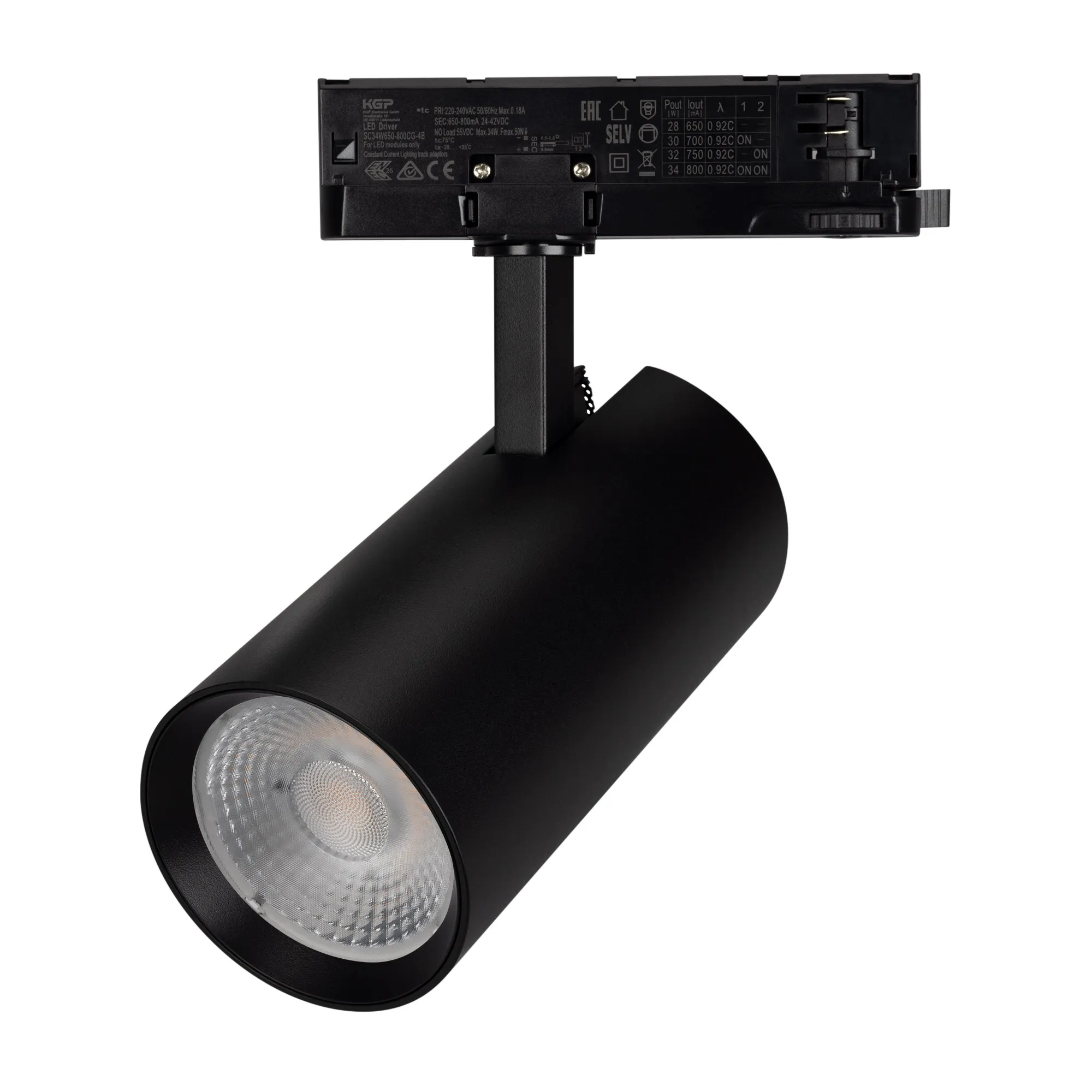 Светильник LGD-GERA-4TR-R90-30W Warm3000 (BK, 55 deg, 230V) (Arlight, IP20 Металл, 5 лет)