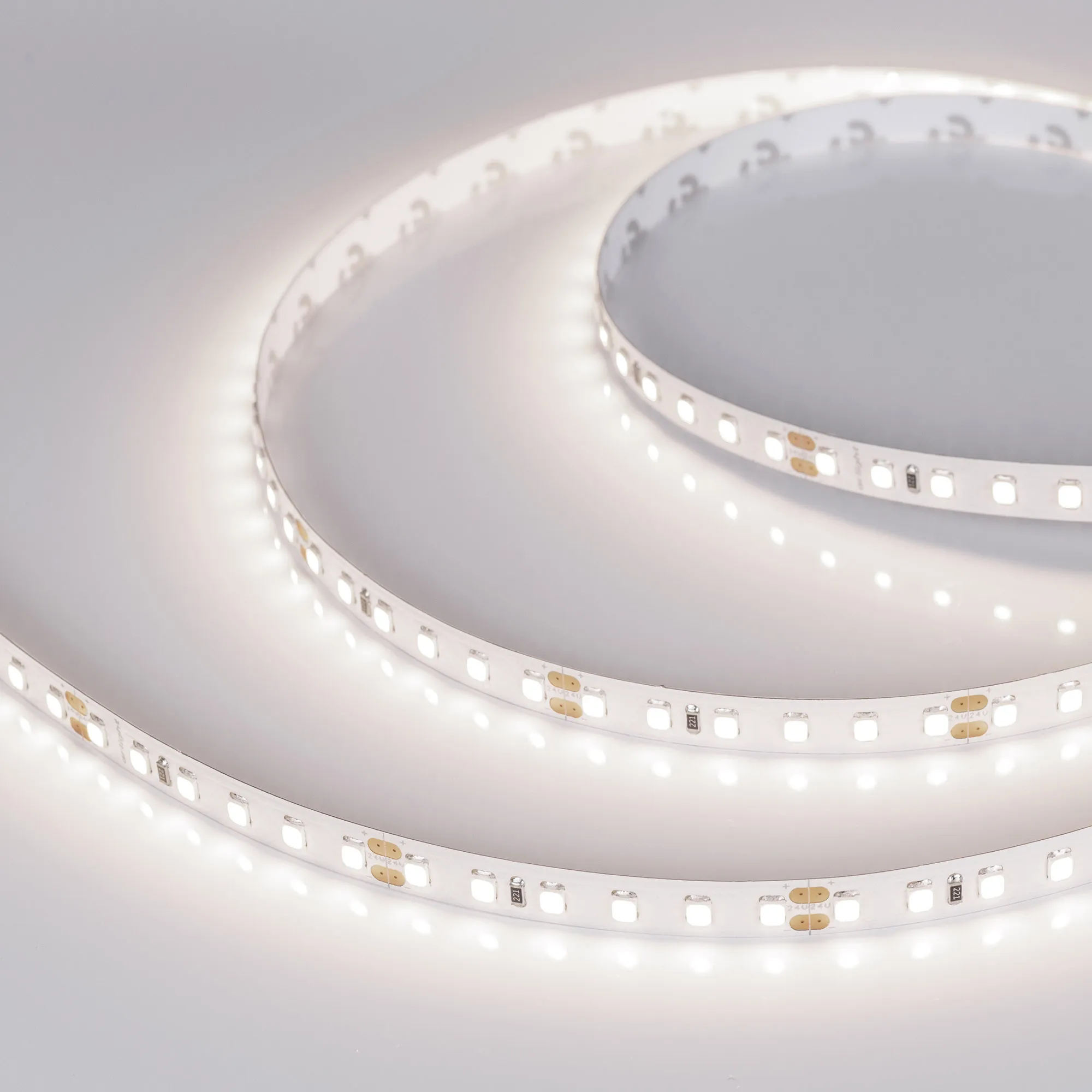 Лента светодиодная RT-A120-8mm 24V Day4000 (14.4 W/m, IP20, 2835, 5m) (Arlight, Открытый) - изображение товара