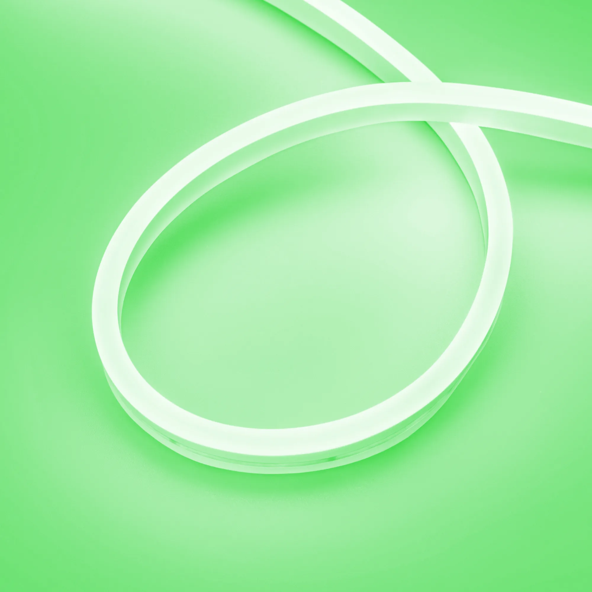Лента светодиодная герметичная AURORA-PS-A120-16x8mm 24V Green (10 W/m, IP65, 2835, 5m) (Arlight, Силикон) - изображение товара