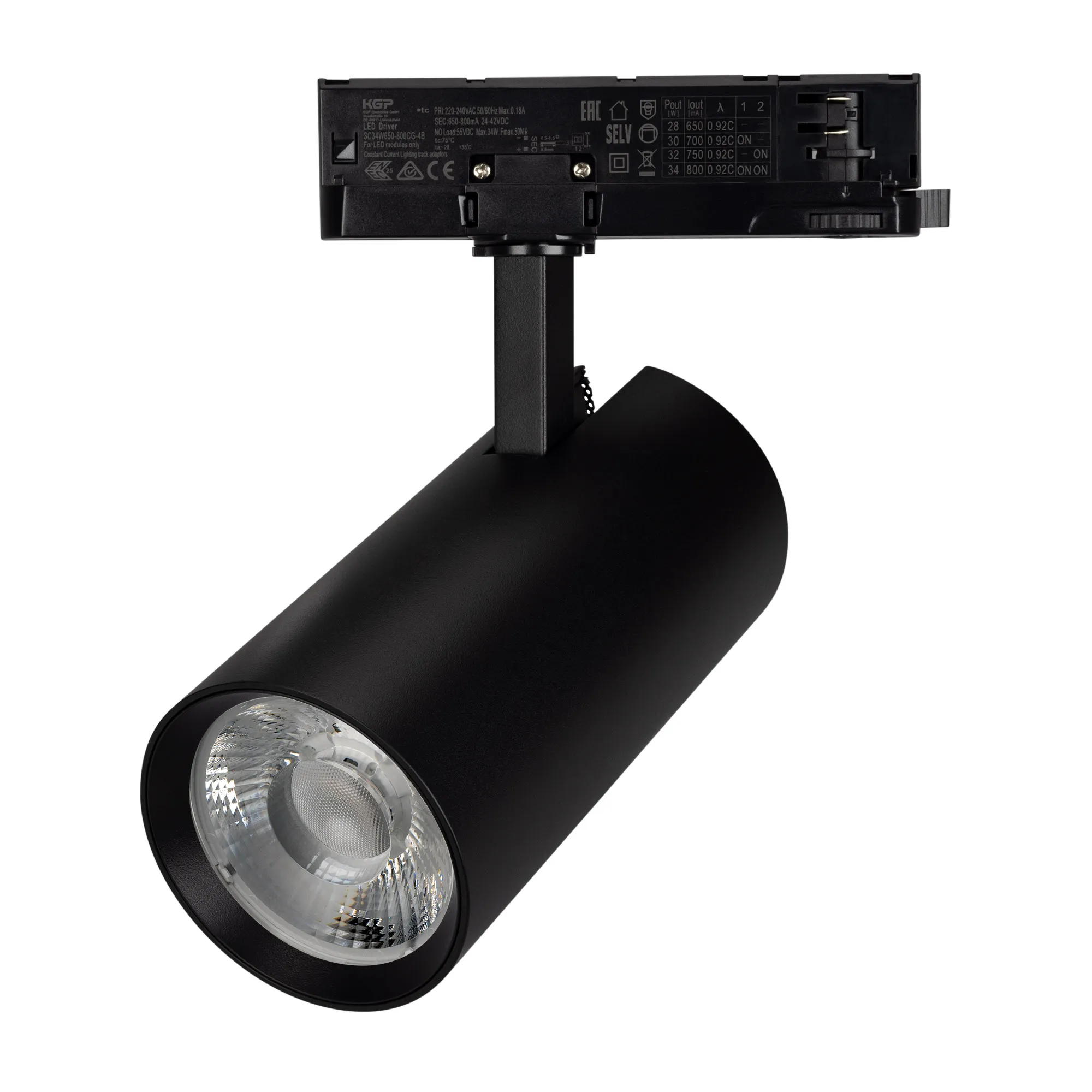 Светильник LGD-GERA-4TR-R90-30W Day4000 (BK, 24 deg, 230V) (Arlight, IP20 Металл, 5 лет)