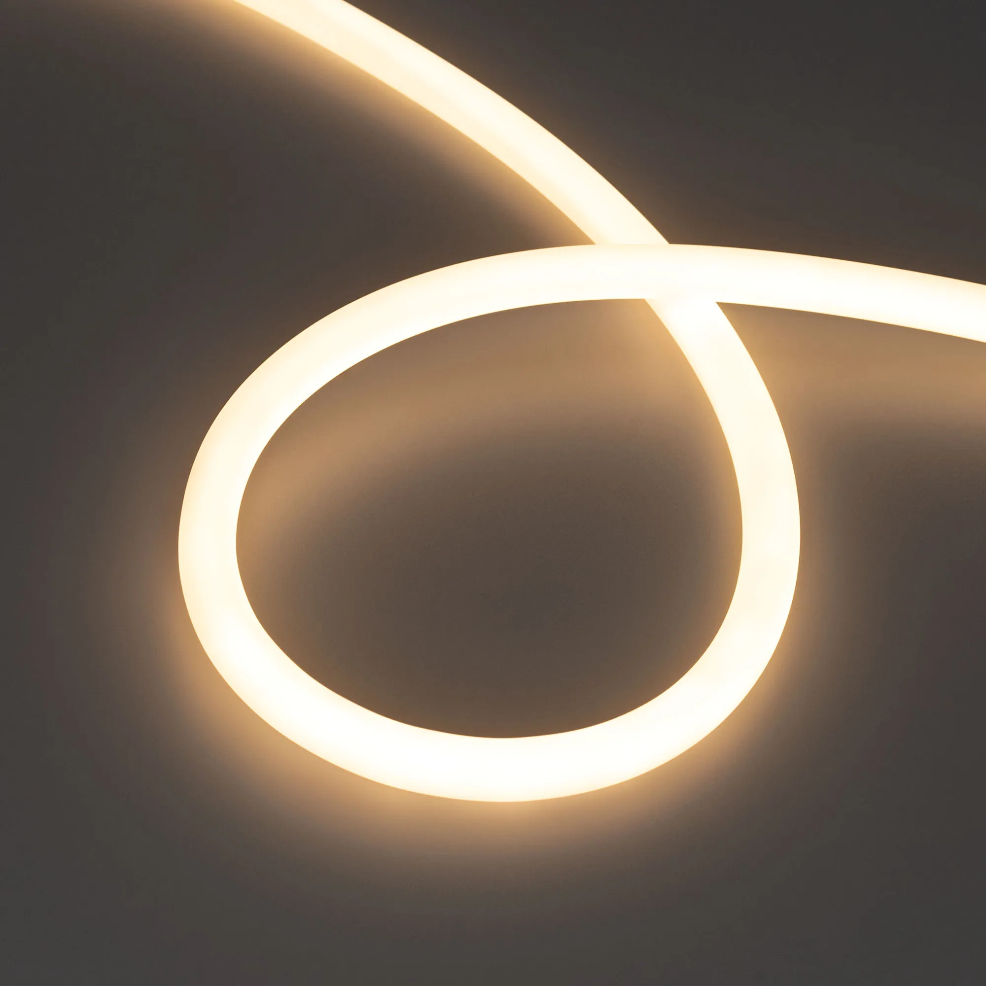 Лента светодиодная герметичная MOONLIGHT-TOP-M560-D13mm 24V Warm3000 360deg (8.6 W/m, IP65, 5m, wire x1) (Arlight, Вывод прямой, 3 года)