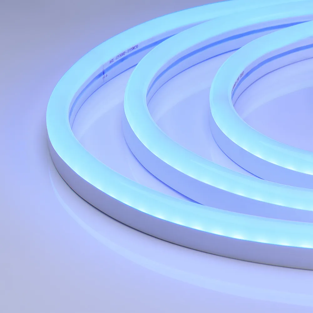 Гибкий неон ARL-NEON-2615BH-SIDE 230V Blue (Arlight, 8 Вт/м, IP65) - изображение товара