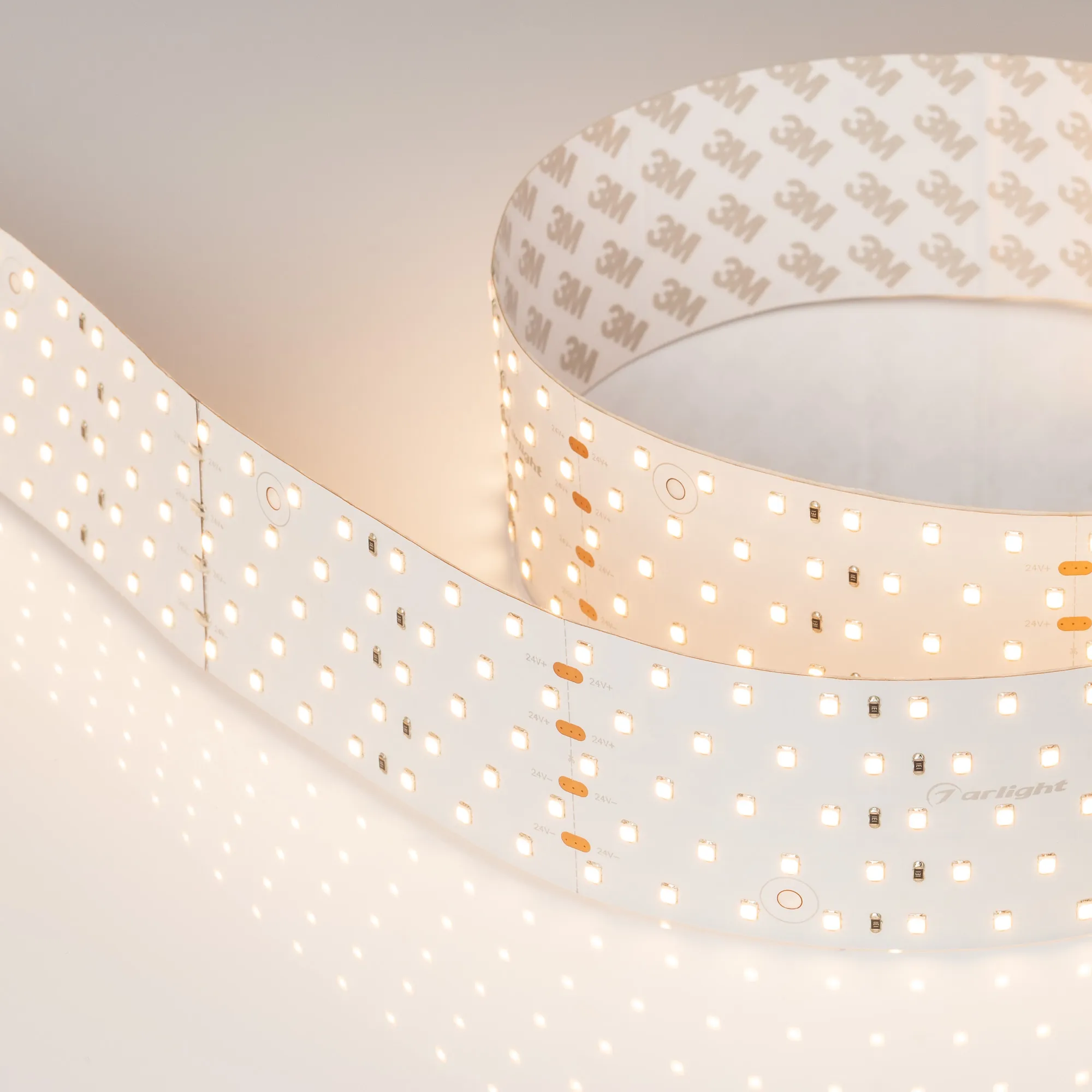 Лента светодиодная RT 2-2500 24V Warm2700 5x2 (2835, 875 LED, LUX) (Arlight, 36 Вт/м, IP20)