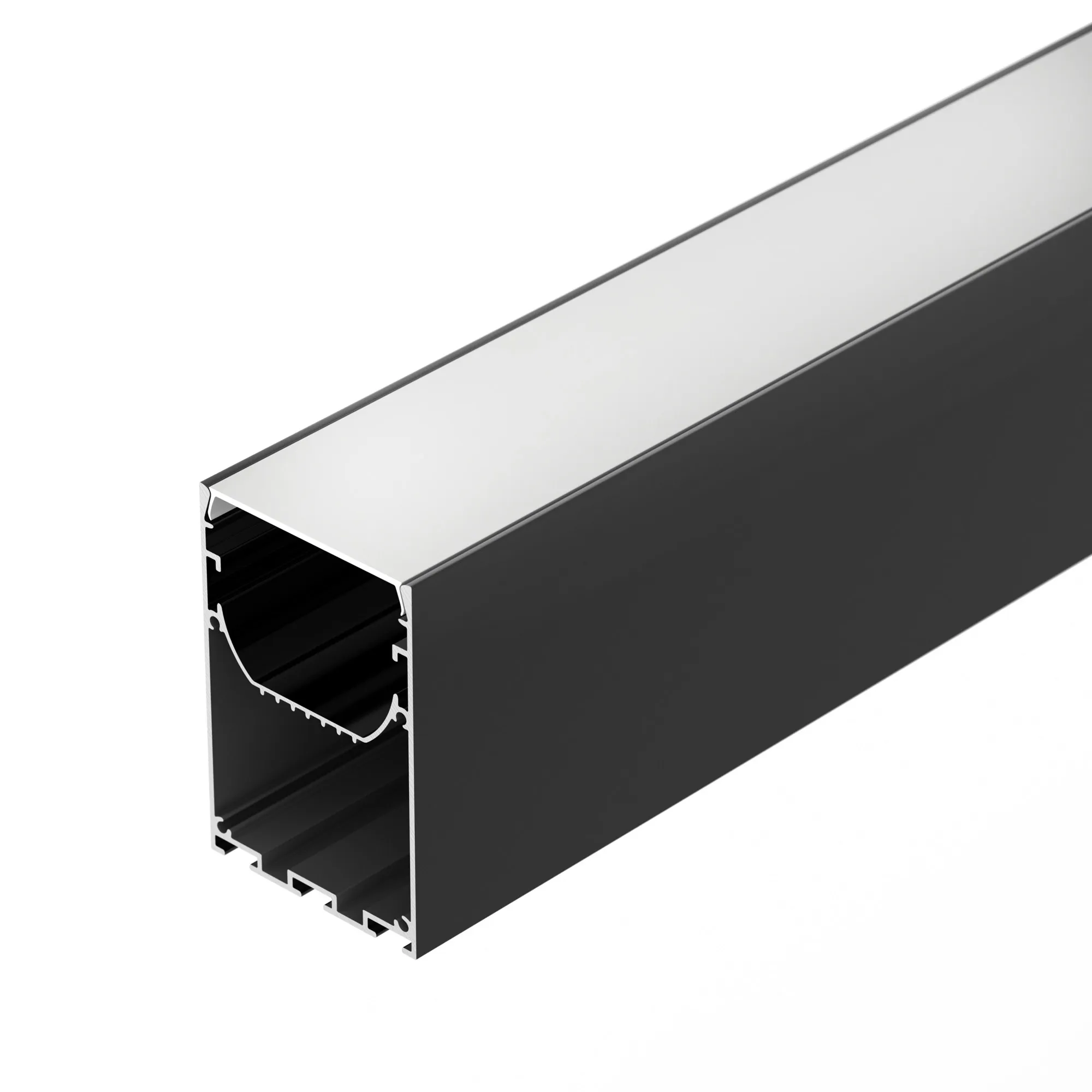 Профиль LINE-S-5075-3000 BLACK (Arlight, Алюминий) - изображение товара