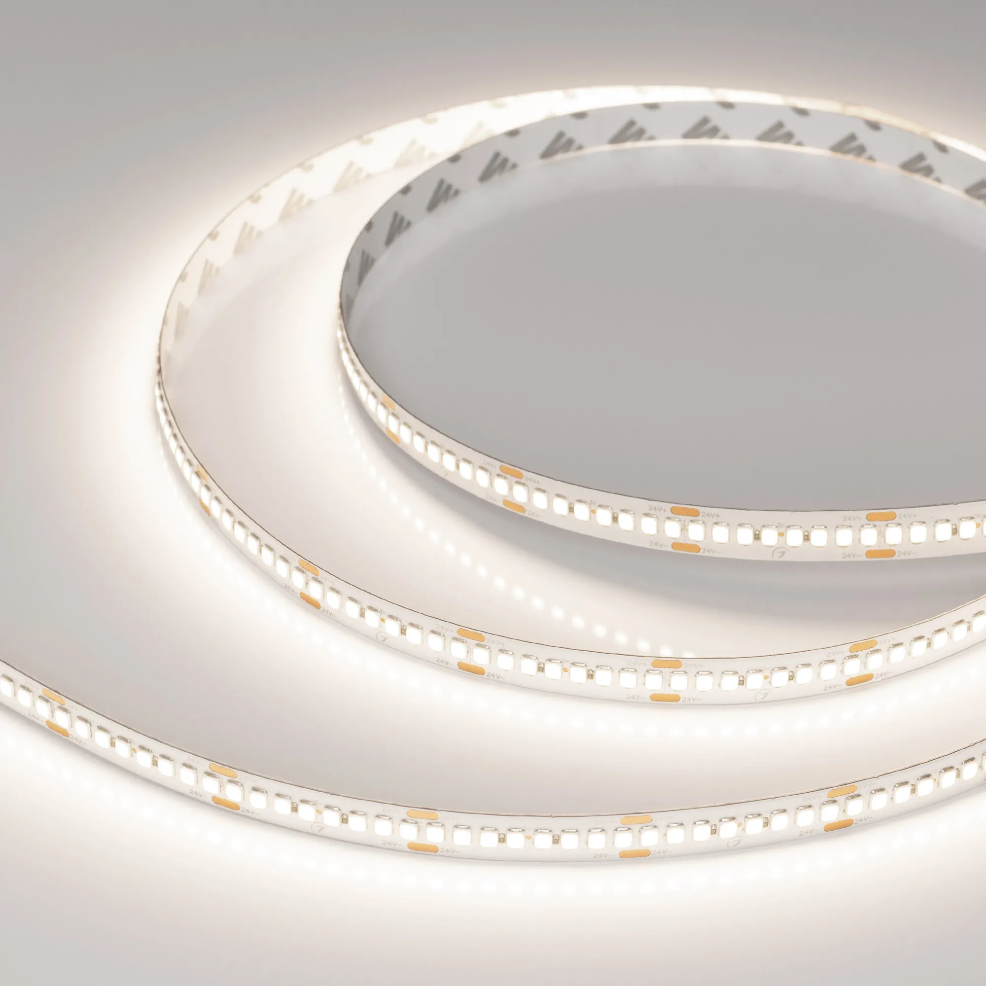 Лента светодиодная RT-A240-10mm 24V Day4000 (22 W/m, IP20, 2835, 5m) (Arlight, высок.эфф.150 лм/Вт) - изображение товара