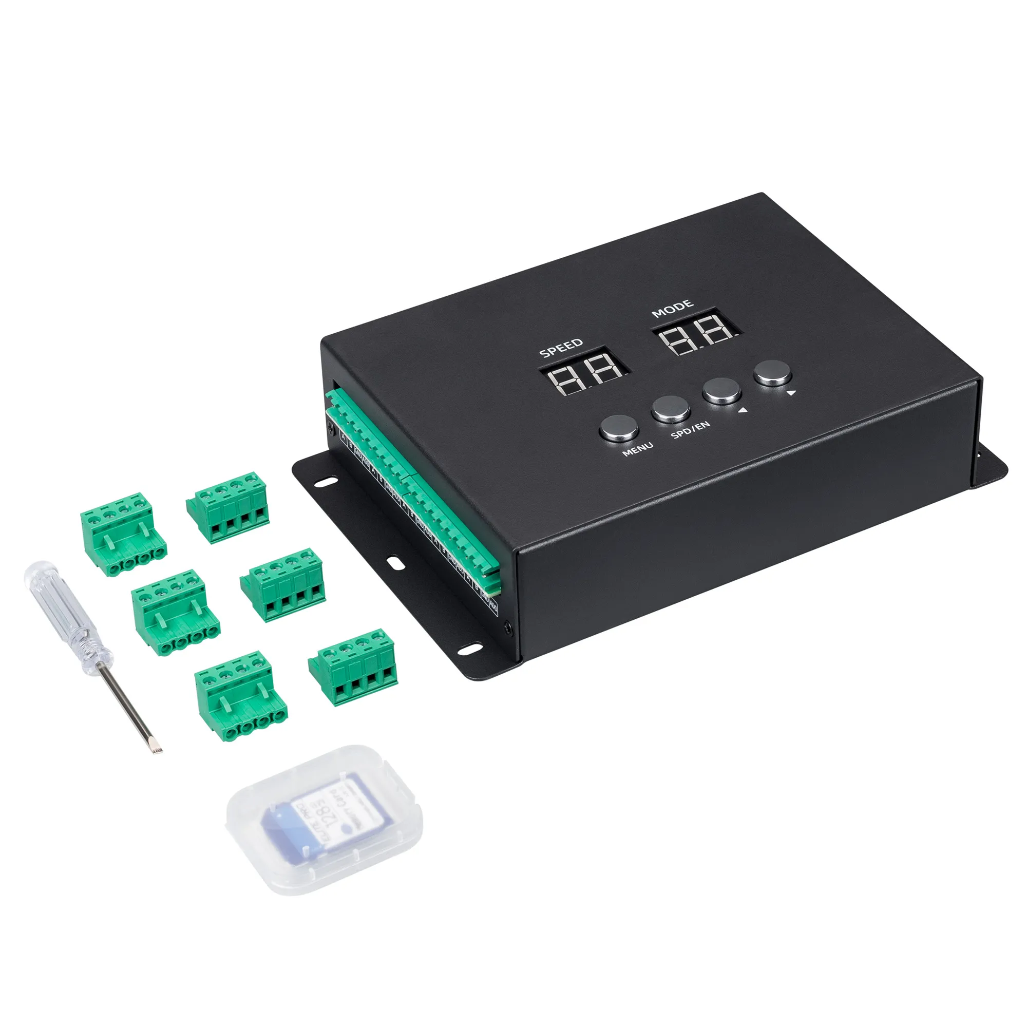 Контроллер DMX K-5000 (220V, SD-card, 5x512) (Arlight, IP20 Металл, 1 год) - изображение товара