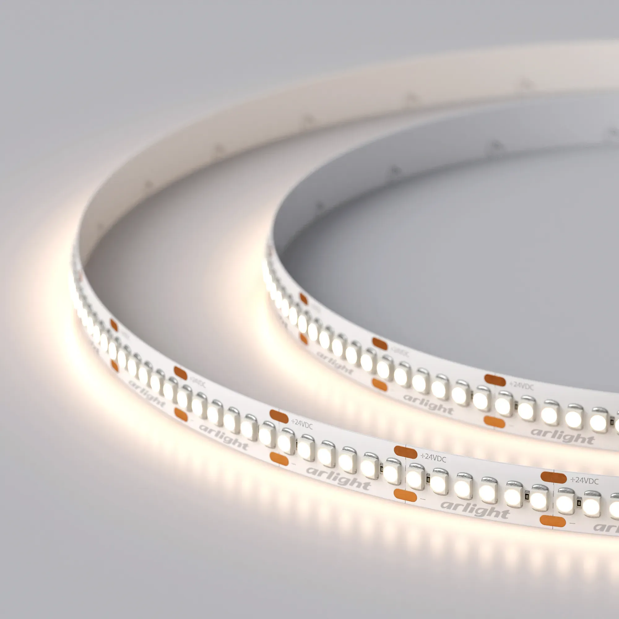 Лента светодиодная RT-A240-10mm 24V Day4000 (19.2 W/m, IP20, 3528, 5m) (Arlight, Открытый) - изображение товара