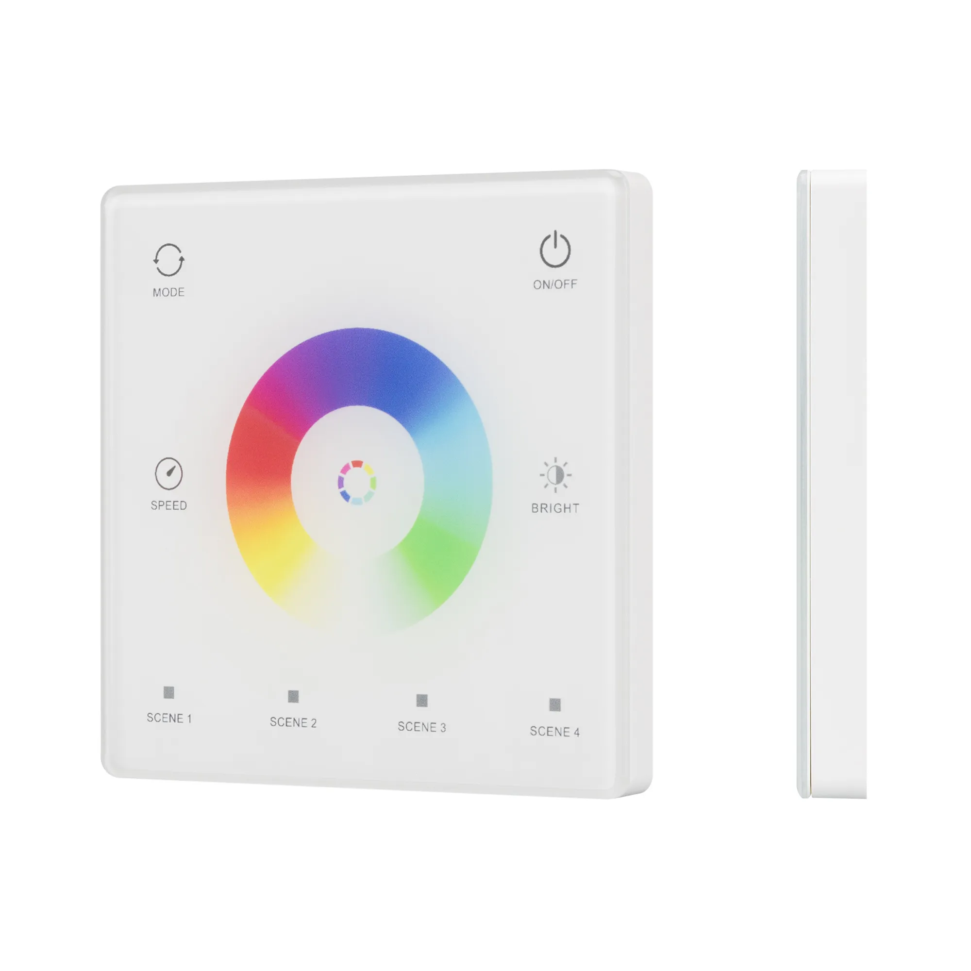 INTELLIGENT ARLIGHT Сенсорная панель SMART-SPI-801-11-4SC-RGBW-SUF White (3V, 2.4G) (IARL, IP20 Пластик, 5 лет) - изображение товара
