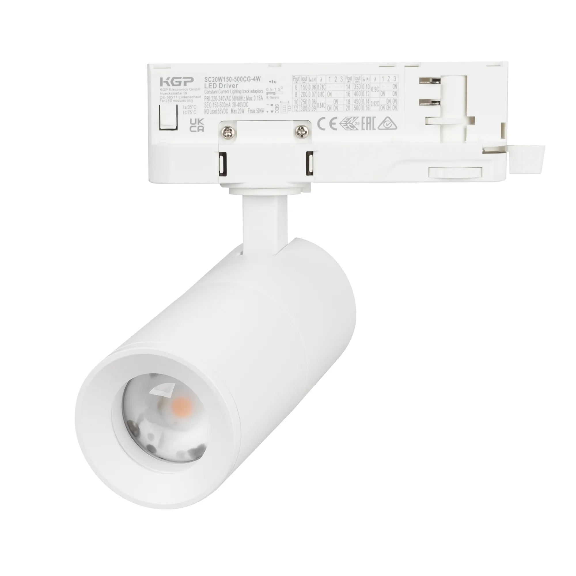 Светильник LGD-ARTEMIS-TRACK-4TR-R55-12W Day4000 (WH, 8-80 deg, 230V, TRIAC) (Arlight, IP20 Металл, 5 лет)