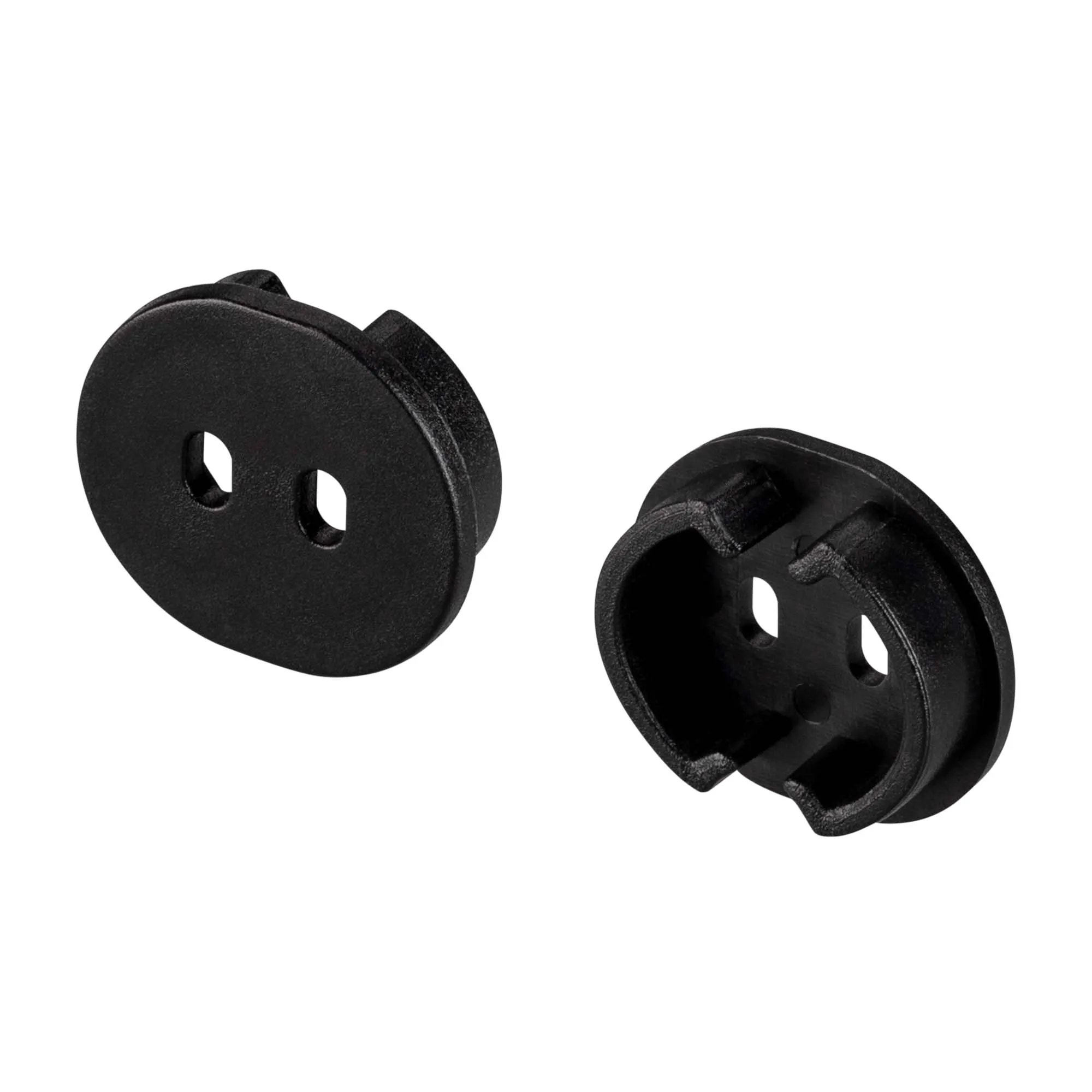 Заглушка ARH-ROUND-D20-DUAL BLACK с отверстием (Arlight, Пластик) - изображение товара