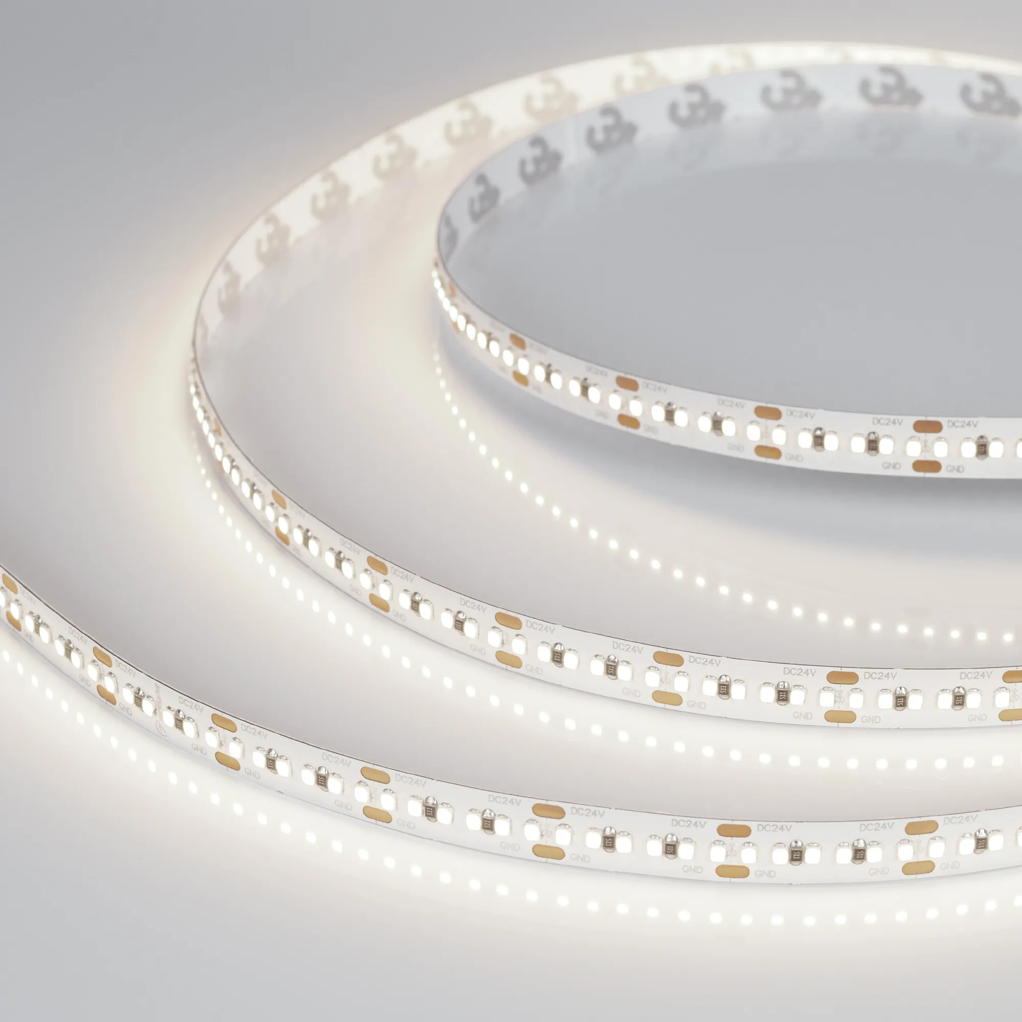 Лента светодиодная MICROLED-M300-8mm 24V Day4000 (8 W/m, IP20, 2216, 5m) (Arlight, Открытый) - изображение товара
