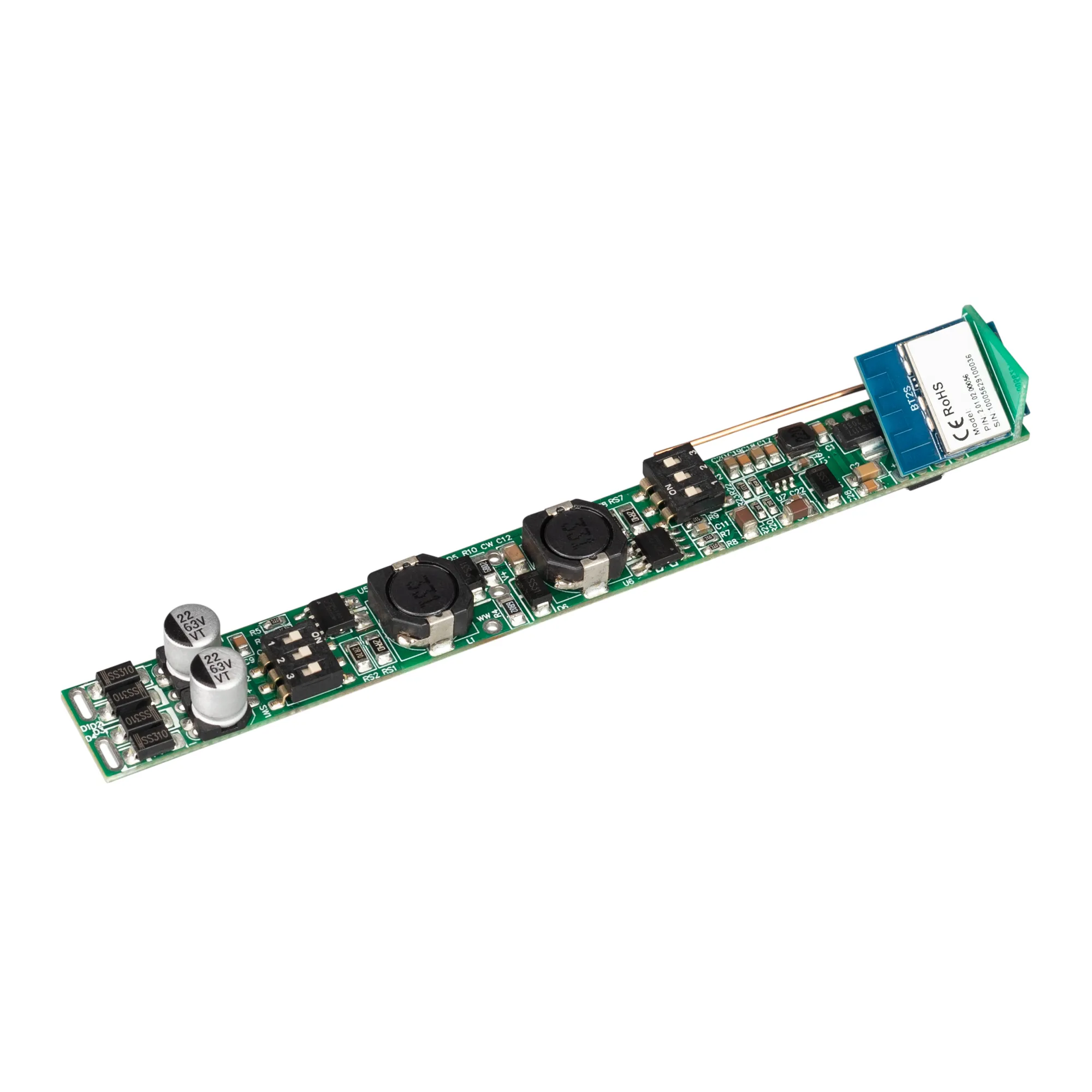 INTELLIGENT ARLIGHT Диммер SMART-CC-202-72-MIX-IN (48V, 2x150-500mA, Track, TUYA BLE, 2.4G) (IARL, IP20 Пластик, 5 лет) - изображение товара